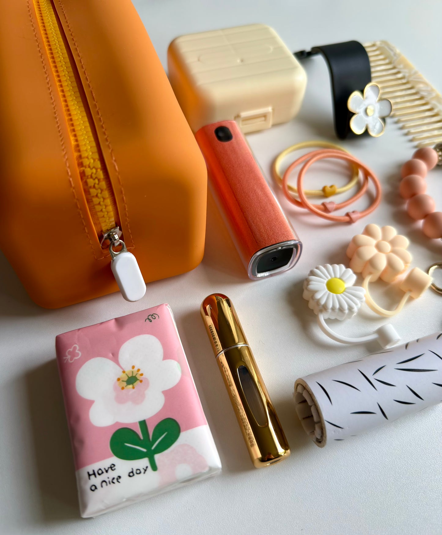 🧡Orange Car Essentials Set - Bright, Fun & Energetic