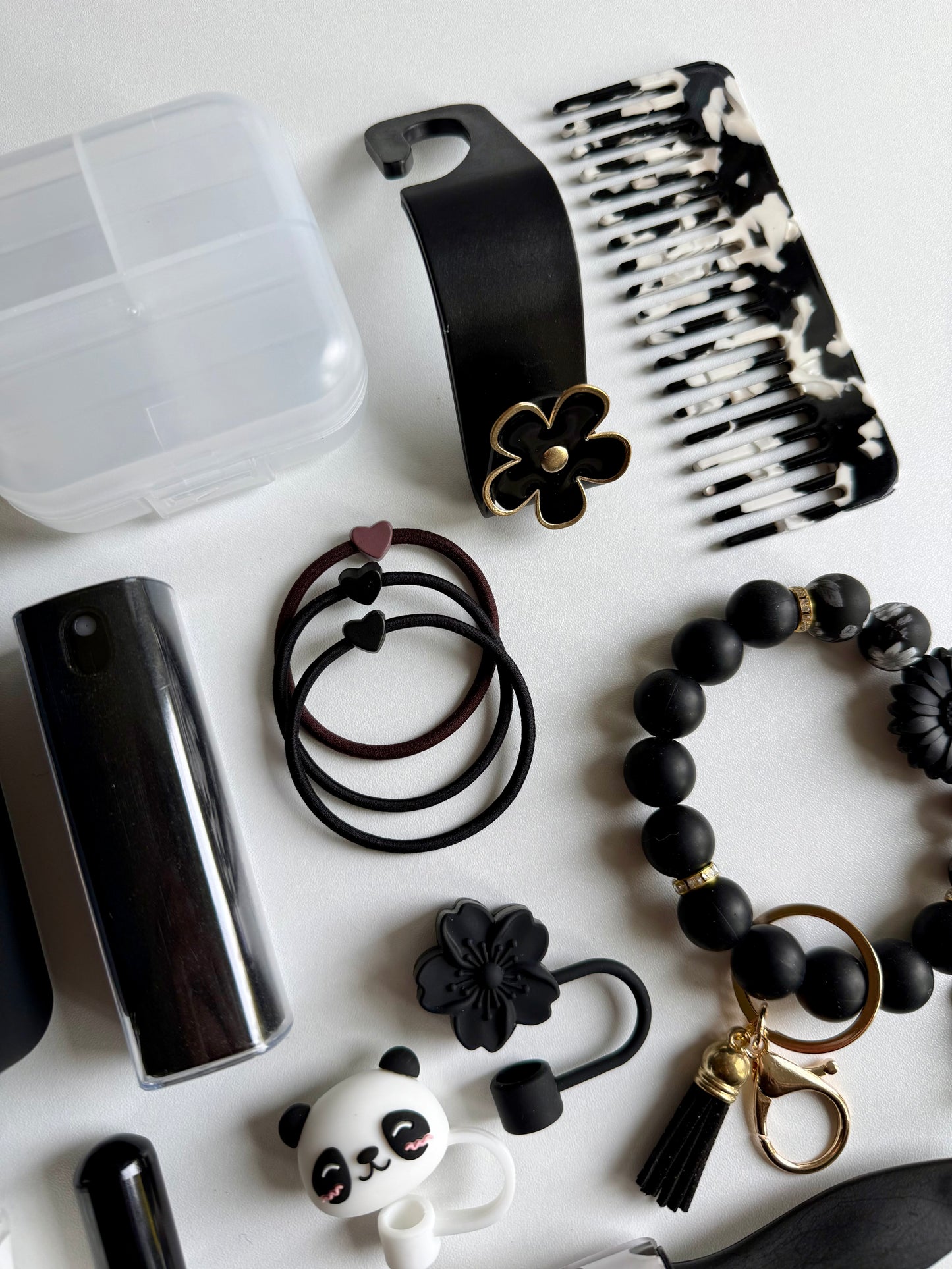 🖤Black Car Essentials Set - Sleek, Minimal & Practical
