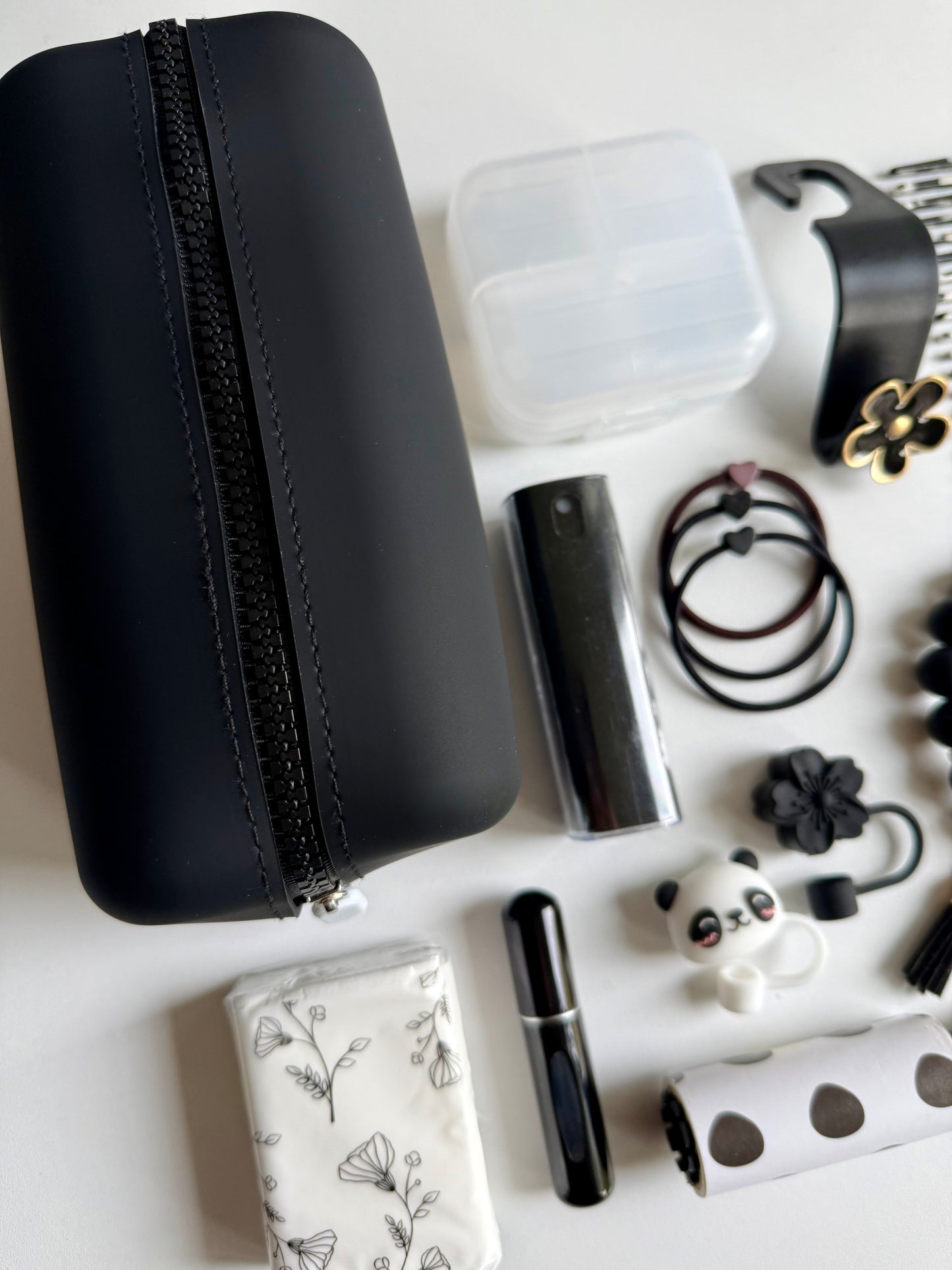 🖤Black Car Essentials Set - Sleek, Minimal & Practical