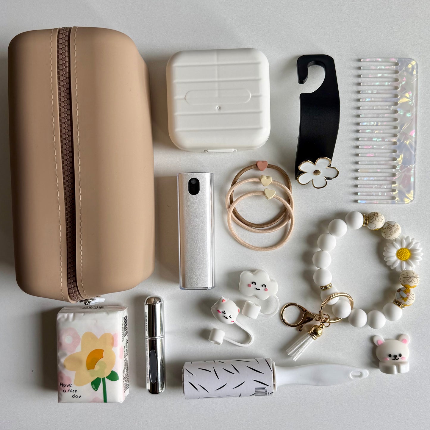 🤍  White Car Essentials Set - Light, Simple & Timeless